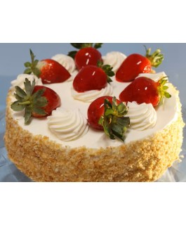 BOLO CHANTILLY COM MORANGO 