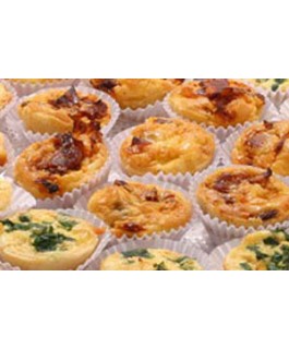 SALGADOS QUICHES DE QUEIJO 